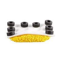 Siku Siku 5698 - Dekzeil met banden en granulaat