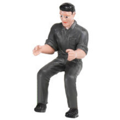 Siku 7071G - Tractorchauffeur Grijs "Claas"