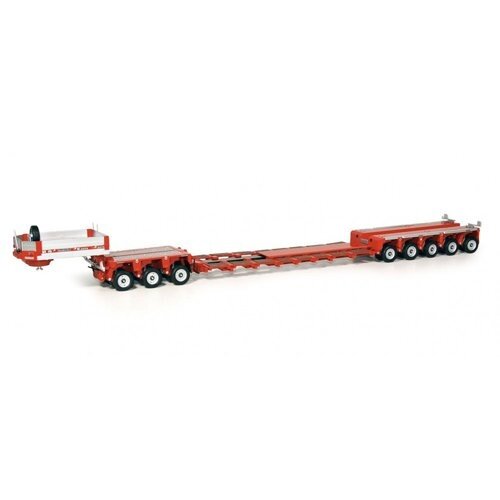 Tekno Goldhofer XLE dieplader rood (1:50)