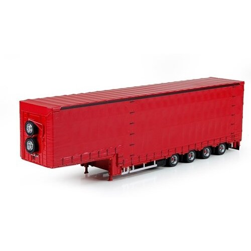 Tekno Meusburger 4as oplegger rood (1:50)