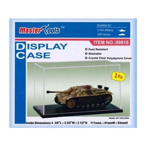 Trumpeter Vitrinebox L107 x B57 x H60mm (2 stuks)