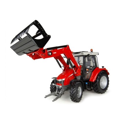 Universal Hobbies Massey Ferguson 5713 SL met voorlader (1:32)