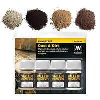 Vallejo Vallejo Pigment set 5 "Dust & Dirt"