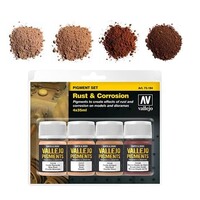 Vallejo Vallejo Pigment set 4 "Rust & Corrosion"