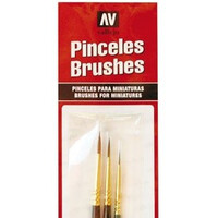 Vallejo Vallejo Penselen set Toray 4/0,3/0,2/0