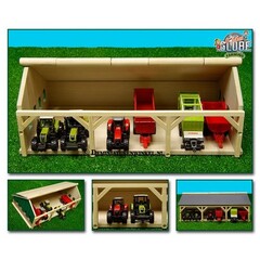 Kids Globe Landbouwloods met 3 spanten (schaal 1:87)