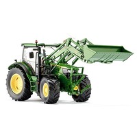 Wiking John Deere 6125R met voorlader (1:32)