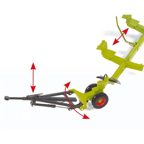 Wiking Claas Direct Disc 520 met wagen (1:32)