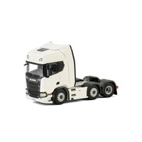 WSI Models Scania R Highline CR20H 6x2 wit (1:50)