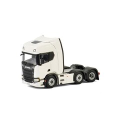 WSI Models Scania R Highline CR20H 6x2 wit (1:50)