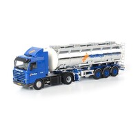 WSI Models Scania R143 Streamline met tankoplegger "Nedlloyd" (1:50)