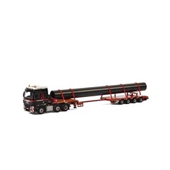 WSI Models MAN TGX XXL met semi dieplader + buis "Mammoet" (1:50)