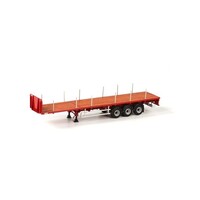 WSI Models Flatbed oplegger rood (3as)