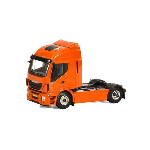WSI Models Iveco Stralis Highway 4x2 oranje (1:50)