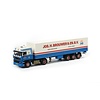 WSI Models DAF 2800 Space Cab met kasten oplegger "Jos H Brouwer" (1:50)