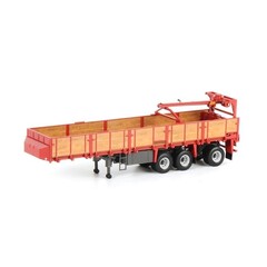 WSI Models Stenen oplegger 3 assig met kraan rood (1:50)