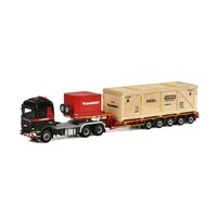 WSI Models Scania R6 met lowloader en box "Mammoet" (1:50)
