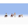 Noch Ponyrijden figuren set (1:87)