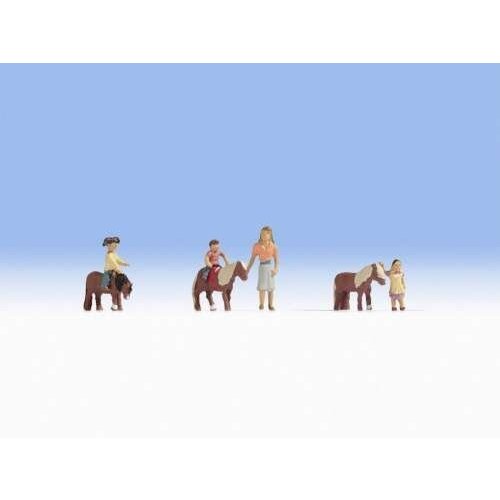 Noch Ponyrijden figuren set (1:87)