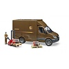 Bruder Bruder 02538 - Mercedes Sprinter met palletheffer en figuur "UPS