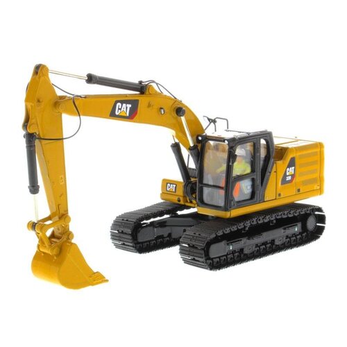 Diecast Masters CAT Caterpillar 320 Rups kraan (1:50)