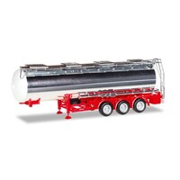 Herpa Feldbinder Tank oplegger chrome 3-assig (1:87)