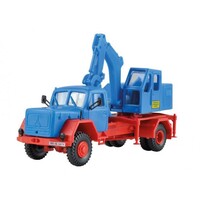 Kibri Magirus vrachtwagen met graafmachine opbouw (1:87)