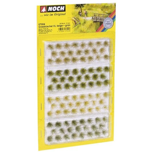Noch Grasbundels XL beige en groen 92 stuks 12 mm hoog
