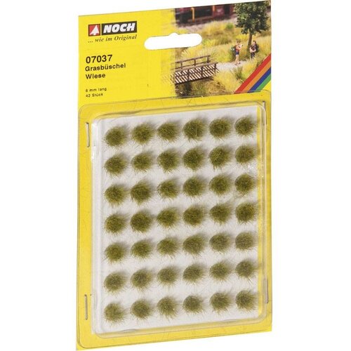 Noch Grasbundels weide 42 stuks 6 mm hoog