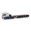 WSI Models Mercedes Benz Arocs 8x4 met ballast trailer "Tadano" (1:50)
