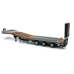 Marge Models Nooteboom Semi low loader antraciet met houten panelen (1:32)