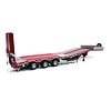 Marge Models Nooteboom Semi low loader rood met metalen roosters (1:32)