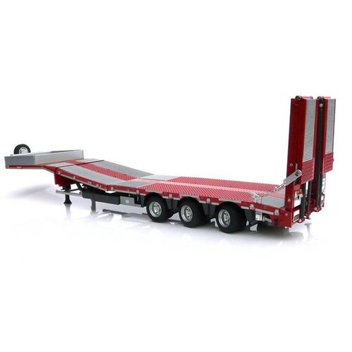 Marge Models Nooteboom Semi low loader rood met metalen roosters (1:32)