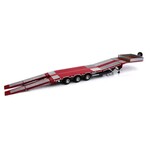 Marge Models Nooteboom Semi low loader rood met metalen roosters (1:32)