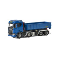 WSI Models Scania R CR20N met haakarm systeem en container "Palfinger" (1:50)