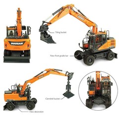 Universal Hobbies Doosan DX160W mobiele kraan (1:50)
