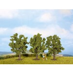 Noch Fruitbomen groen 3 stuks (H 8cm)