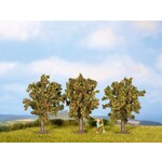 Noch Appelbomen met appels 3 stuks (H 8cm)