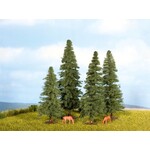 Noch Dennen bomen 4 stuks (H 8-12cm)