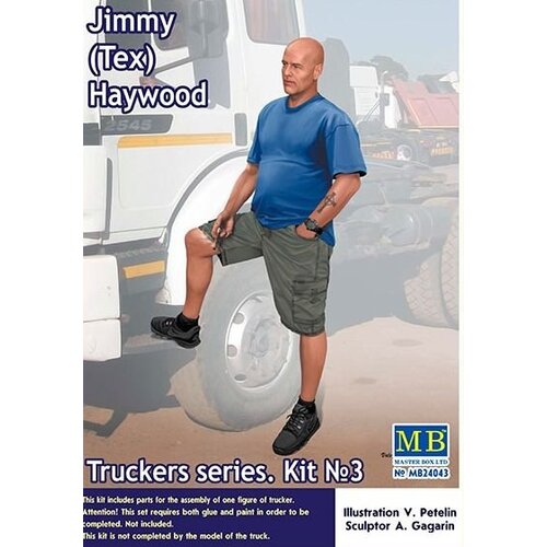 Trucker figuur Jimmy bouwdoos (1:24)