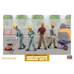 Hasegawa Bouw arbeiders figuren set bouwdoos (1:35)