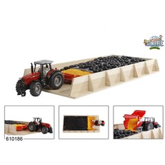 Kids Globe Houten mega sleuf silo (1:32)