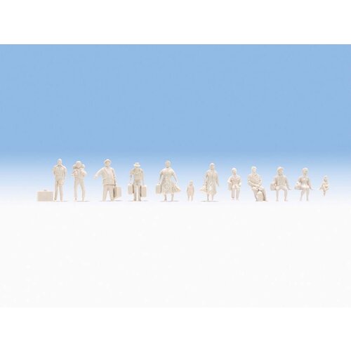 Noch Figuren set 72 stuks onbeschilderd (1:87)