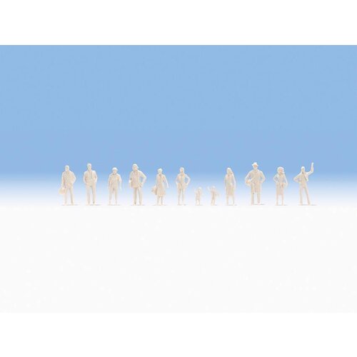 Noch Figuren set 72 stuks onbeschilderd (1:87)