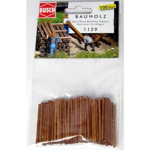 Busch Houten balken (100 stuks)