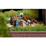 Busch Houten balken (100 stuks)