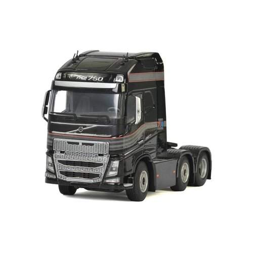 WSI Models Volvo FH4 Globetrotter XL 6x2 zwart (1:50)