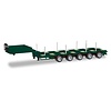 Herpa Goldhofer semi dieplader 5as groen (1:87)