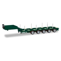 Herpa Goldhofer semi dieplader 5as groen (1:87)