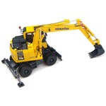 Universal Hobbies Komatsu PW148-10 mobiele kraan met 2 bakken (1:50)